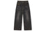 Broken Planet Wide Leg Denim Jeans Washed Black