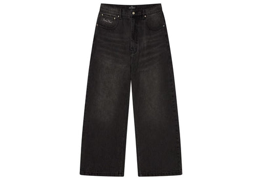 Broken Planet Wide-Leg Denim Jeans Washed Black