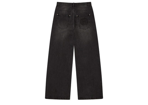 Broken Planet Wide-Leg Denim Jeans Washed Black