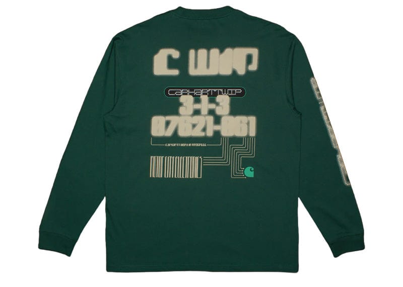 Carhartt Electronics T-Shirt L/S Discovery Green