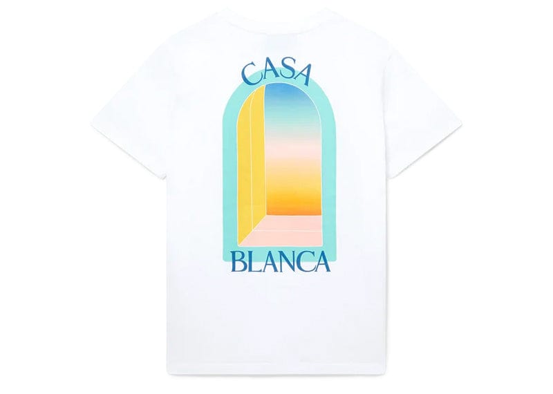 Casablanca T-Shirt L'arc Colore Printed White