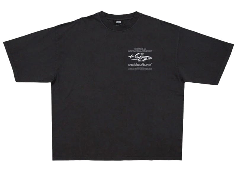 Cold Culture Sprarkly Tee Black