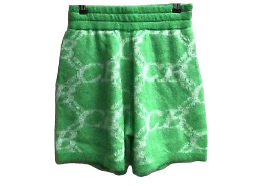 Cole Buxton Monogram Knit Shorts 'Green'