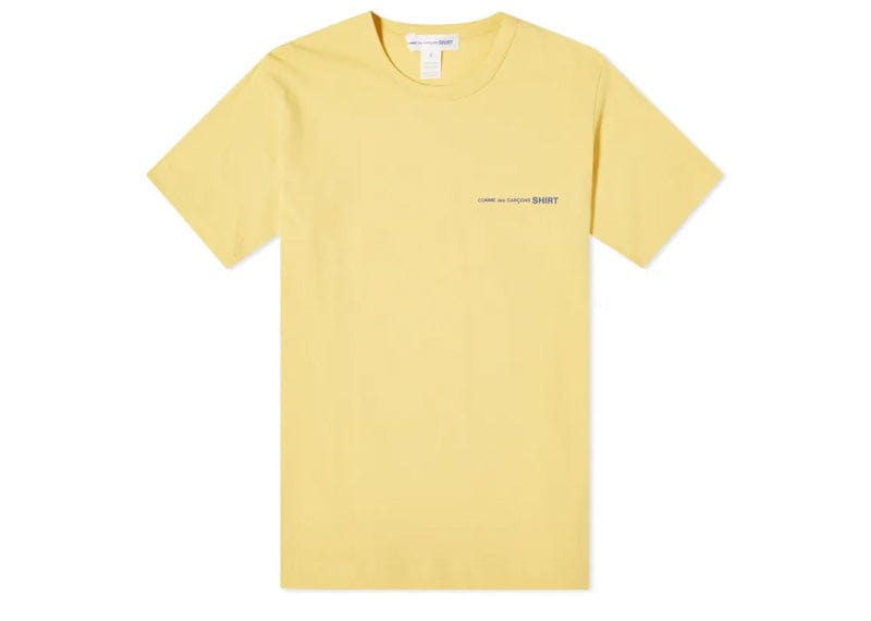 Comme des Garcons SHIRT Logo Tee Yellow