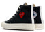 Converse Chuck Taylor All Star 70 Hi Comme des Garcons PLAY Single Heart Black