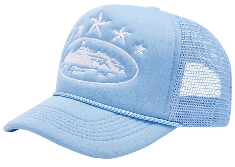 Corteiz 5 Starz Alcatraz Trucker Baby Blue