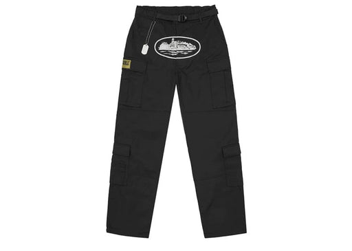 Corteiz 5 Starz Special Edition Black Guerillaz Cargo Pant Black