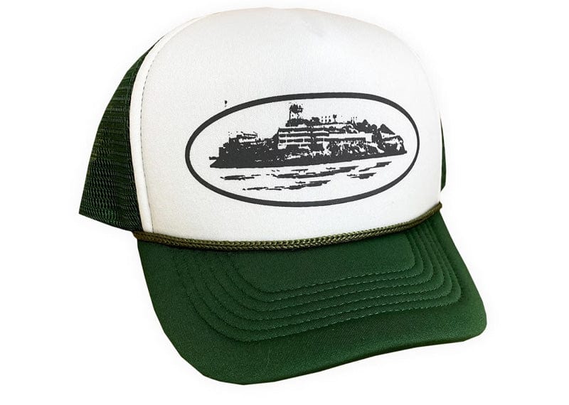 Corteiz Alcatraz Trucker Hat Green