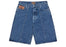 Corteiz C-Star Denim Shorts Faded Blue