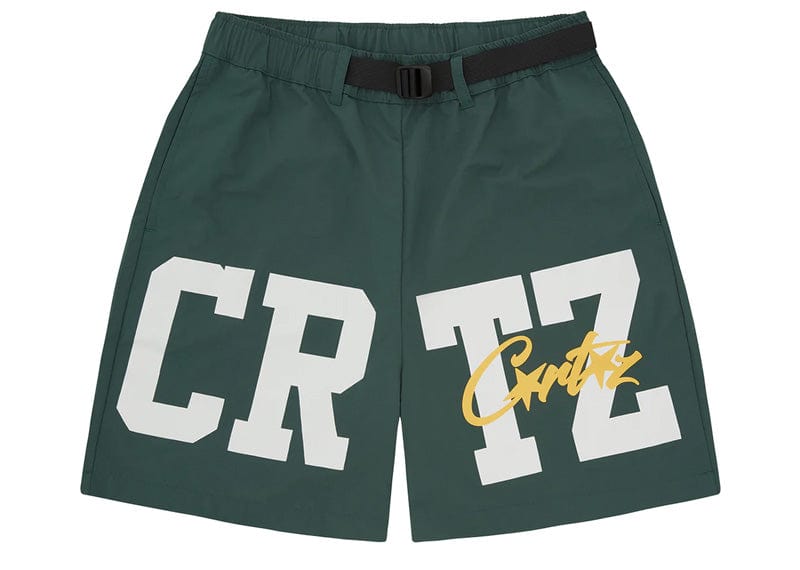 Corteiz CRTZ Nylon Shorts Green