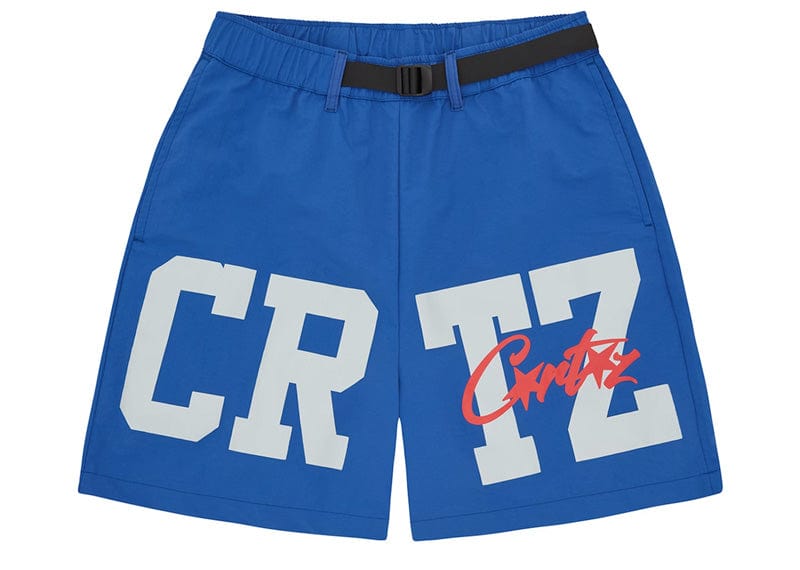 Corteiz Crtz Nylon Shorts Royal Blue