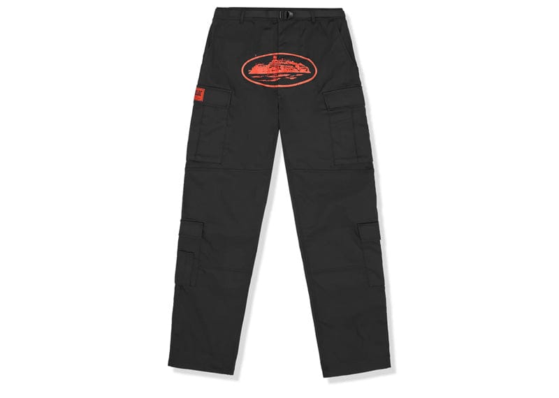 Corteiz Guerillaz Cargos Black/Red