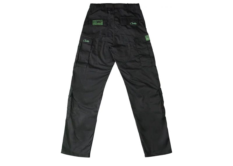 Corteiz Mula Guerillaz Cargos Black/Green