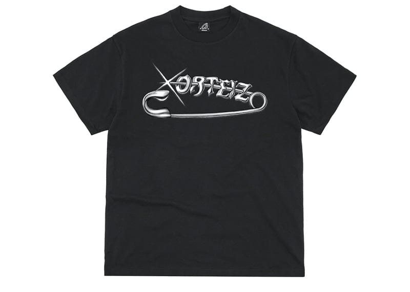 Corteiz Safety Pin Tee Black