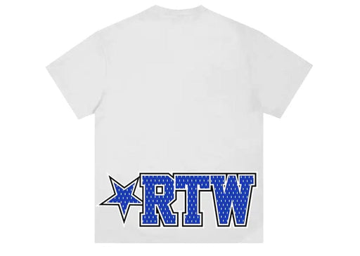 Corteiz Star Mesh Tee White/Blue