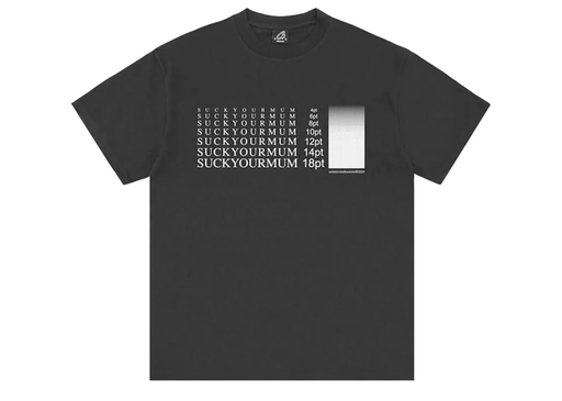 Corteiz Suck Your Mum T-shirt Black