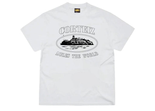 Corteiz Rules The World Tee White