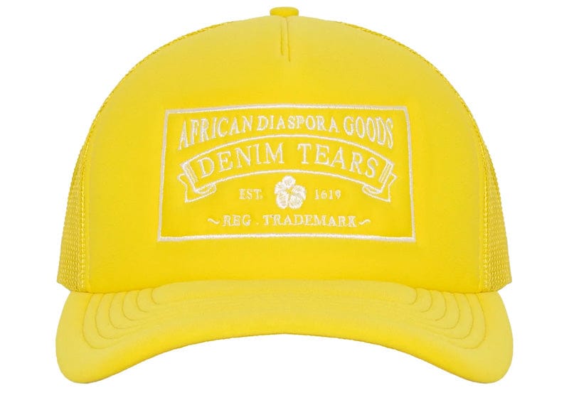 Denim Tears ADG Yellow Trucker Hat