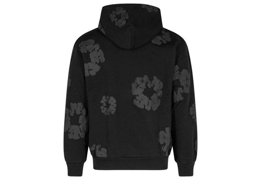 Denim Tears Cotton Wreath Hoodie Black Monochrome