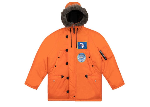 Denim Tears Longest Trip Parka Jacket Orange