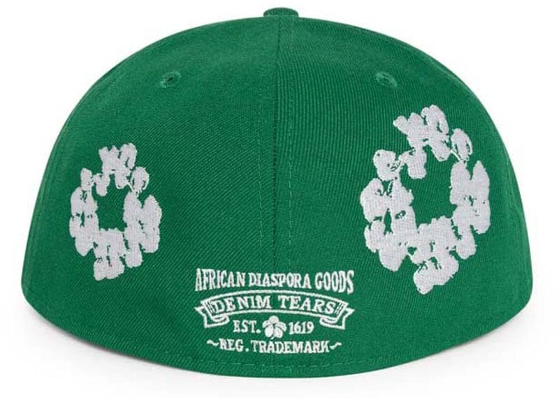 Denim Tears New Era Cotton Wreath 59/50 Cap Green