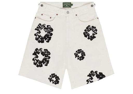 Denim Tears The Cotton Wreath Jean Short White