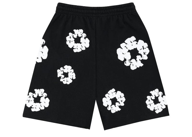 Denim Tears The Cotton Wreath Shorts Black