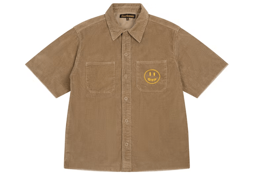 drew house corduroy ss shirt chaz brown