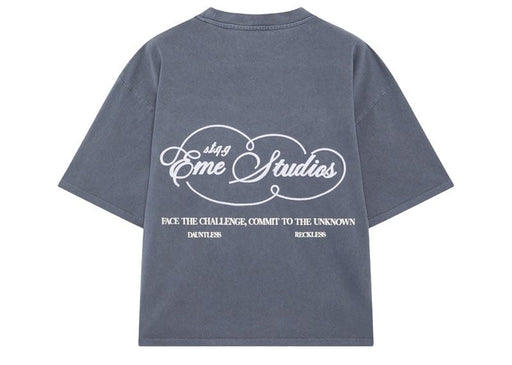 Eme Studios Courageous Navy Oversized Tee