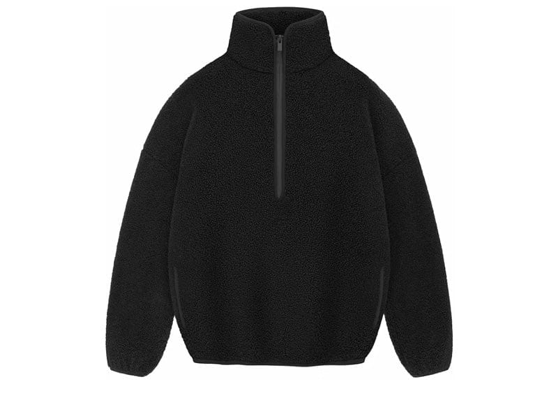 Fear of God Athletics Polar Fleece Hike Half Zip Black