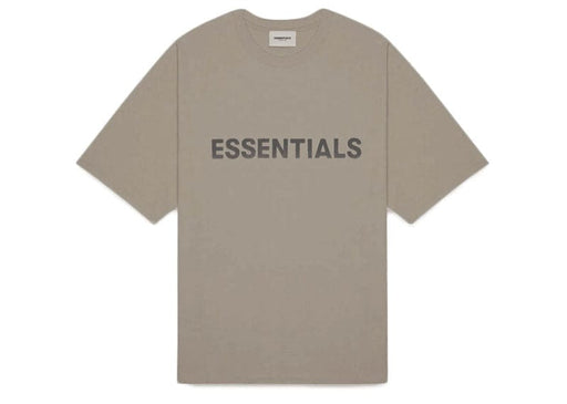 Fear of God Essentials Boxy T-Shirt Applique Logo Taupe