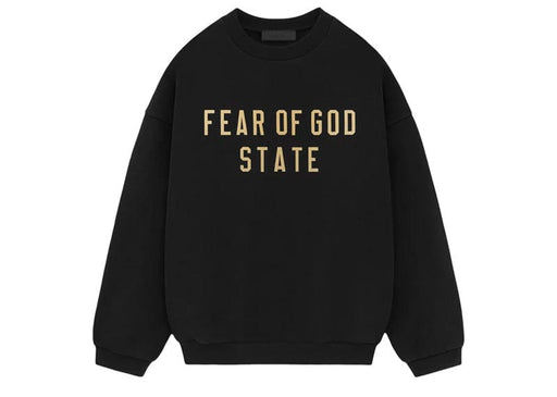 Fear of God Essentials Fleece Crewneck Black