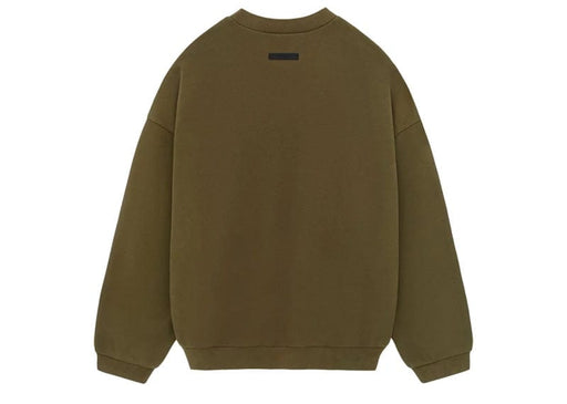 Fear of God Essentials Fleece Crewneck Olive