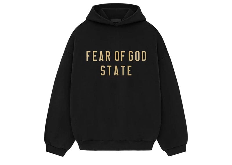 Fear of God Essentials Fleece Hoodie Black