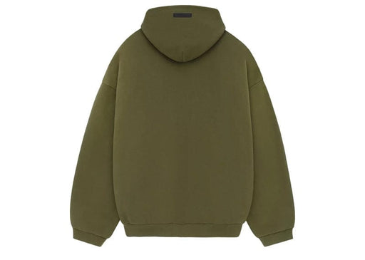 Fear of God Essentials Fleece Hoodie Military