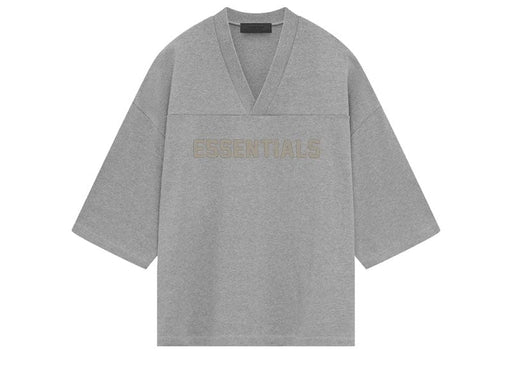 Fear of God Essentials Football Tee Dark Heather Oatmeal