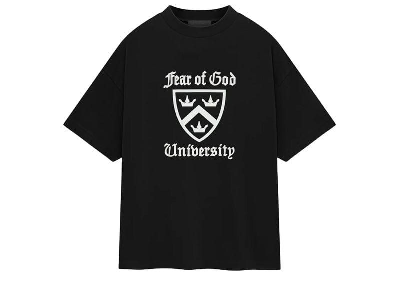 Fear of God Essentials Heavy Crewneck Tee (FW24) Black