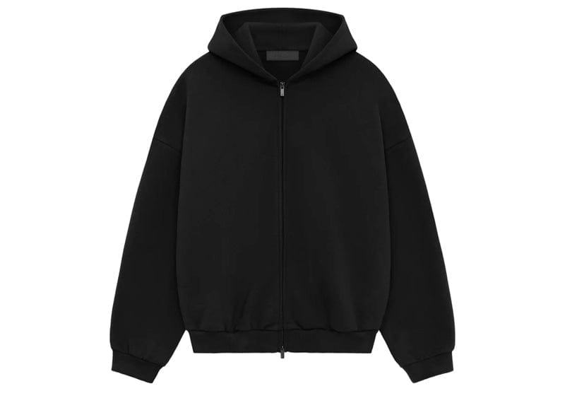 Fear of God Essentials Heavy Fleece Fullzip Hoodie Black