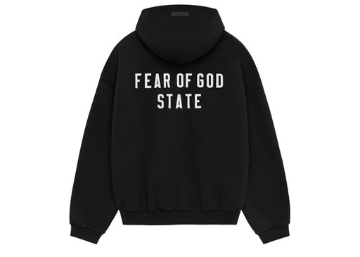 Fear of God Essentials Heavy Fleece Fullzip Hoodie Black