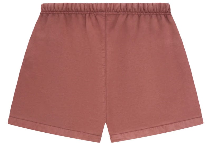 Fear of God Essentials Heavy Fleece Soccer Short Crimson