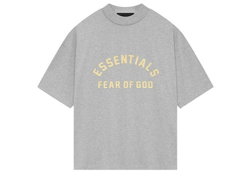 Fear of God Essentials Heavy Jersey Crewneck Tee Light Heather Grey