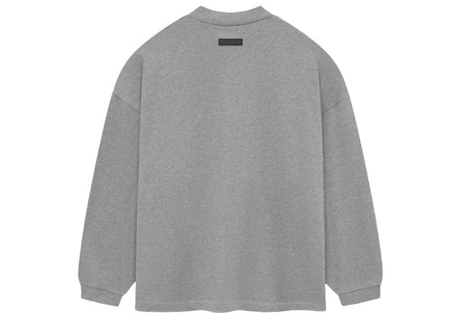 Fear of God Essentials Heavy Jersey L/S Tee Dark Heather Oatmeal