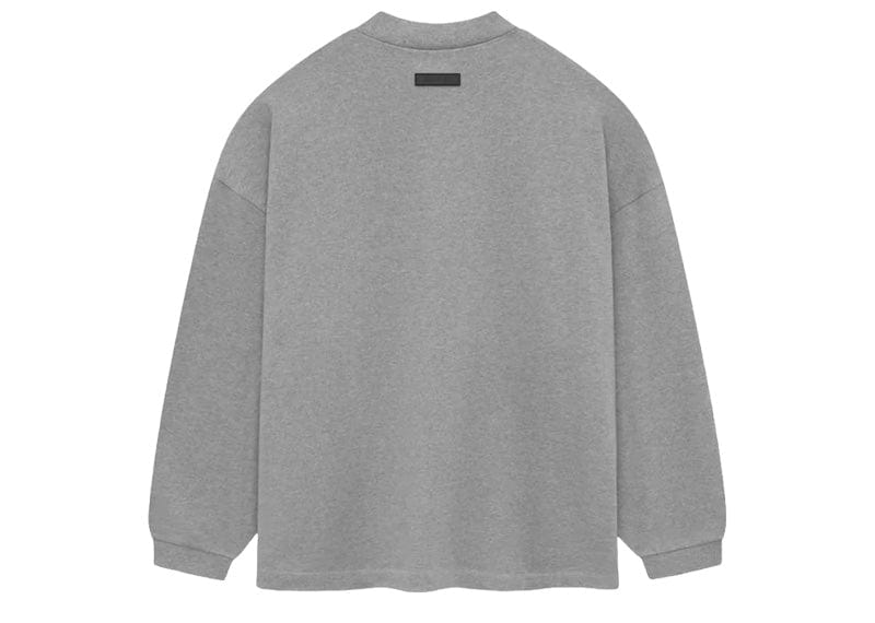 Fear of God Essentials Heavy Jersey L/S Tee Dark Heather Oatmeal