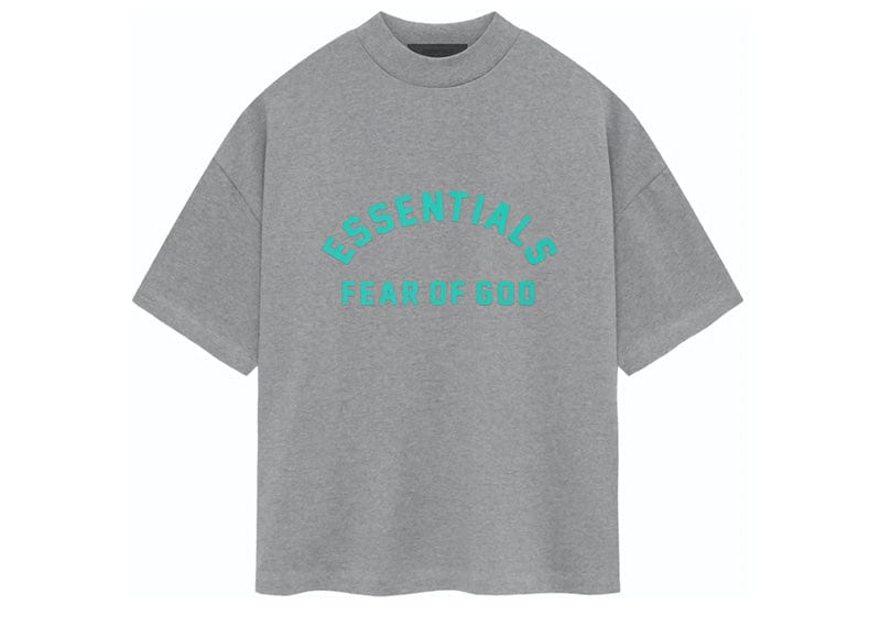 Fear of God Essentials Heavy Jersey S/S Tee Dark Heather Oatmeal