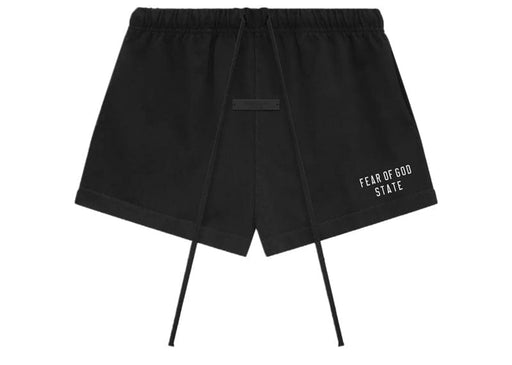 Fear Of God Essentials Heavy Jersey Soccer Shorts - Black