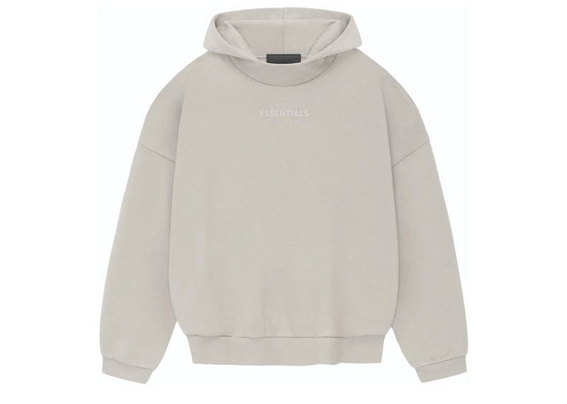 Fear of God Essentials Hoodie Silver Cloud