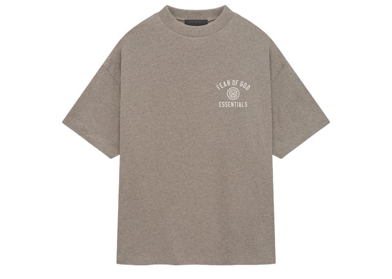 Fear of God Essentials Jersey Crewneck Tee Heather Gray