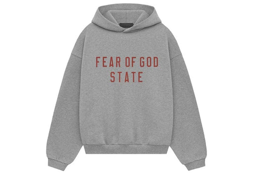 Fear of God Essentials Kids Fleece Hoodie Dark Heather