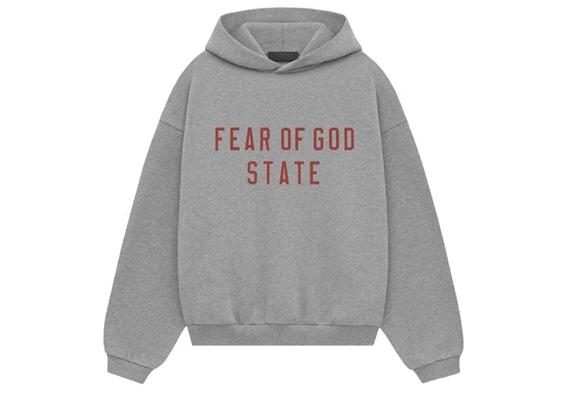 Fear of God Essentials Kids Fleece Hoodie Dark Heather