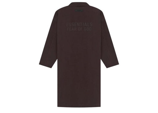 Fear of God Essentials Long Coat Plum